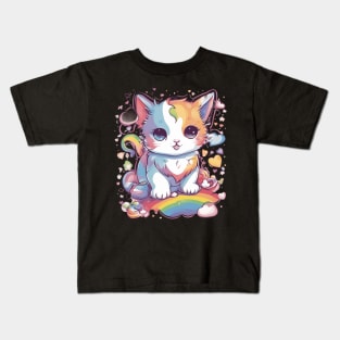 I'm Falling in Love with You Cat Kids T-Shirt